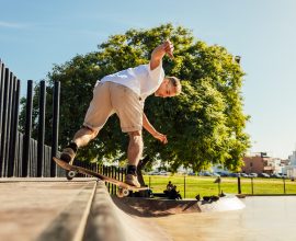 Skateboarding